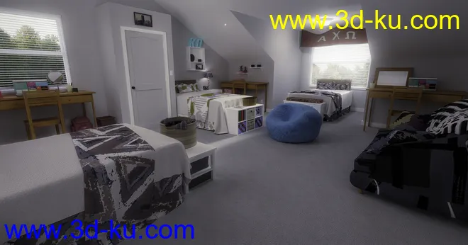 FG Sorority Dorm模型的图片5