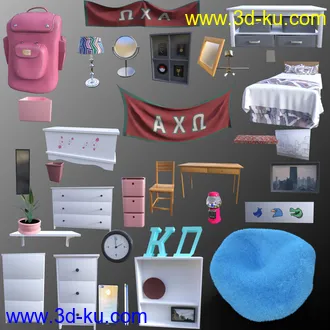 3D打印模型FG Sorority Dorm的图片