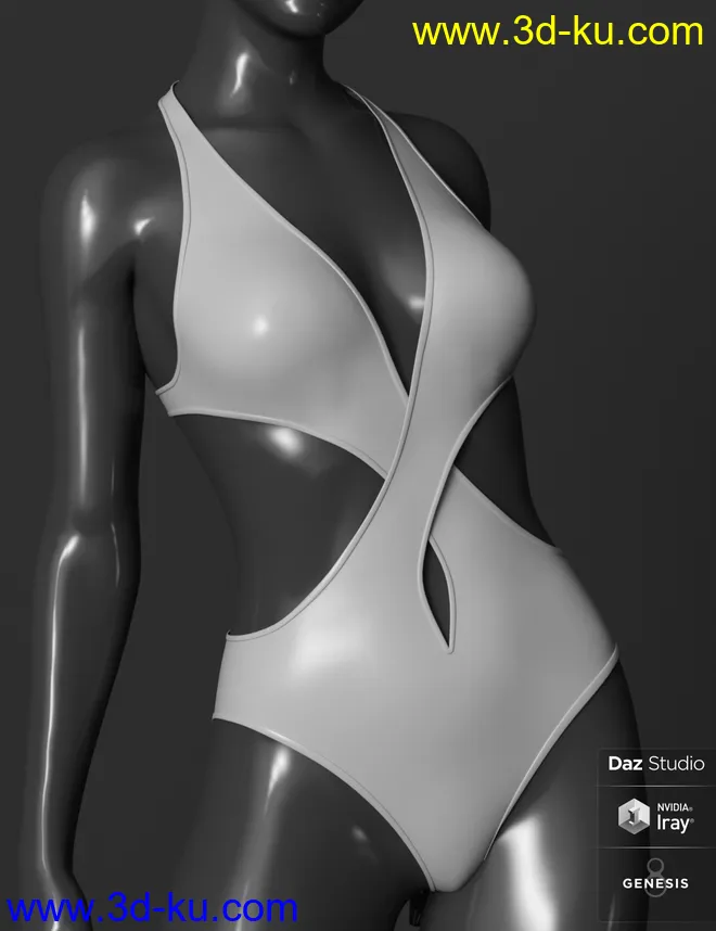 Fifty Fifty Swimwear for Genesis 8 Female(s)模型的图片7