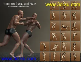 3D打印模型Fight Lab - Poses and Expressions for Genesis 8 Male的图片