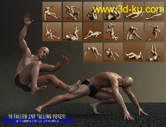 3D打印模型Fight Lab - Poses and Expressions for Genesis 8 Male的图片