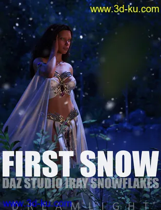 3D打印模型First Snow - Iray Snowflakes的图片