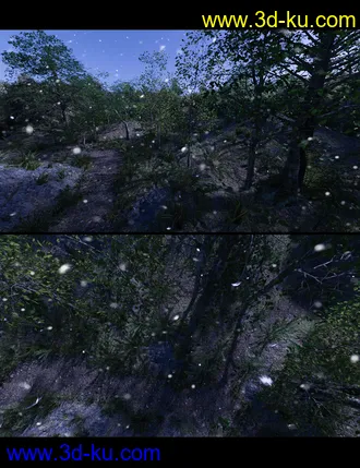 3D打印模型First Snow - Iray Snowflakes的图片