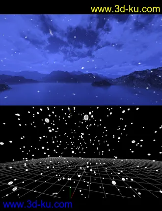 3D打印模型First Snow - Iray Snowflakes的图片