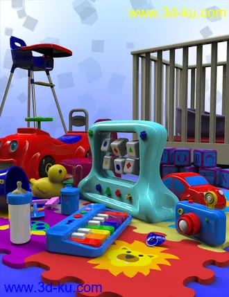 3D打印模型First Toys and Stuff for Babies的图片