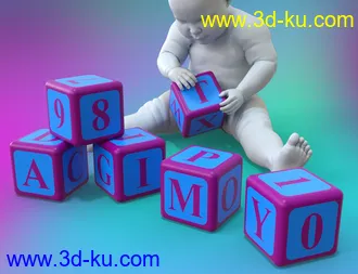 3D打印模型First Toys and Stuff for Babies的图片