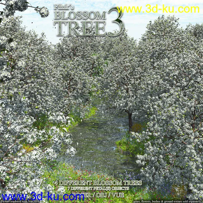 Flinks Blossom Tree 3模型的图片1