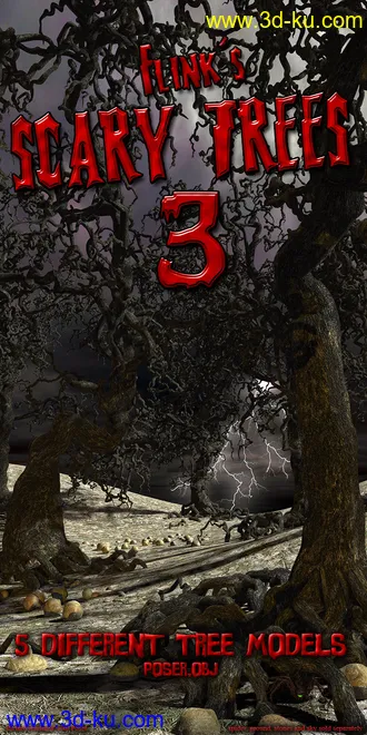 3D打印模型Flinks Scary Trees 3的图片