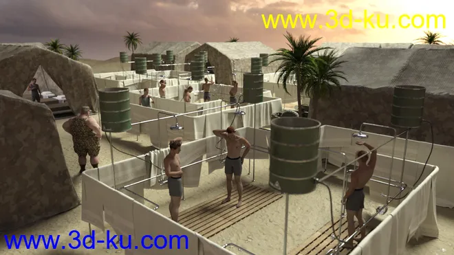 Forward Operating Base Shower Facility模型的图片2