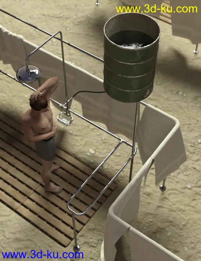 Forward Operating Base Shower Facility模型的图片3