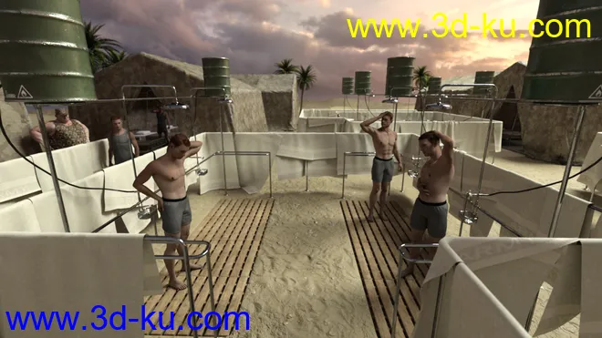 Forward Operating Base Shower Facility模型的图片4