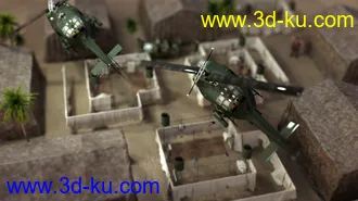 3D打印模型Forward Operating Base Shower Facility的图片