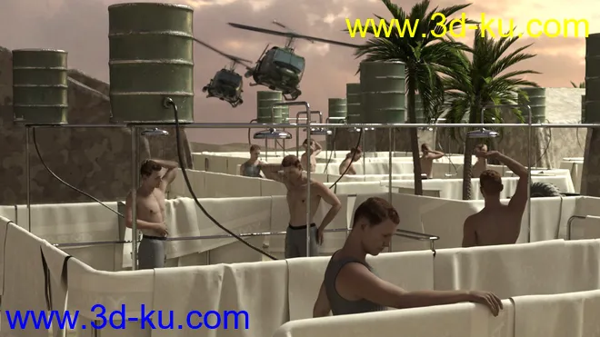 Forward Operating Base Shower Facility模型的图片9