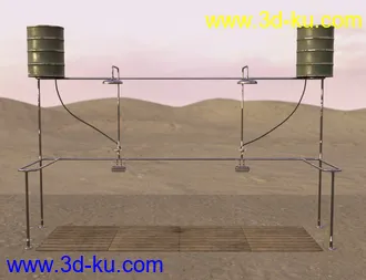 3D打印模型Forward Operating Base Shower Facility的图片