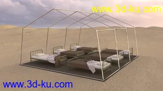 3D打印模型Forward Operating Base Shower Facility的图片