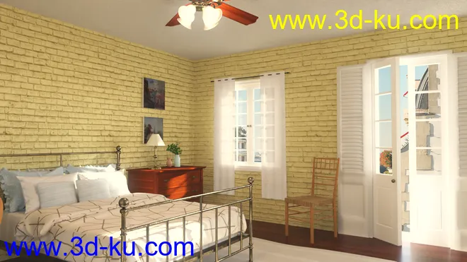 French Bedroom模型的图片3