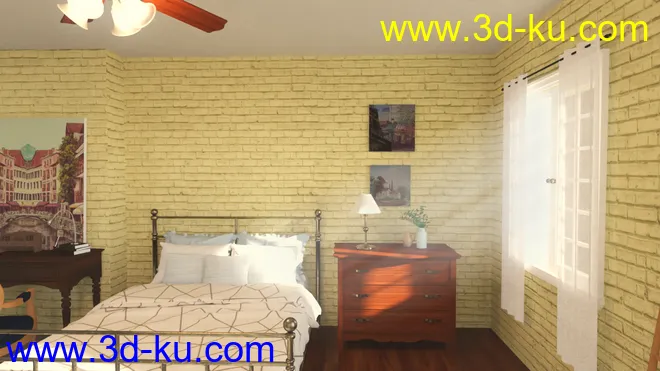 French Bedroom模型的图片5