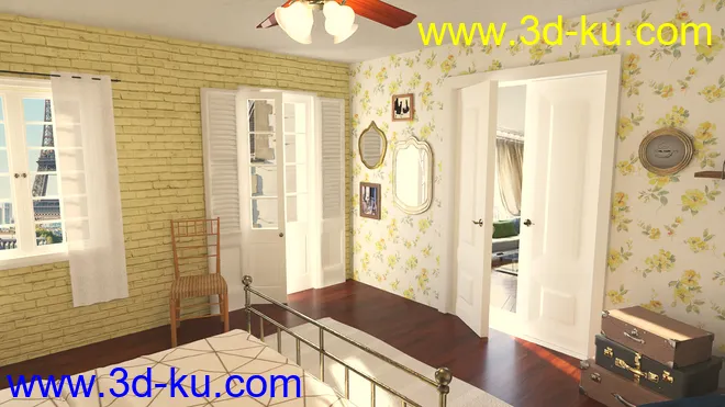 French Bedroom模型的图片6