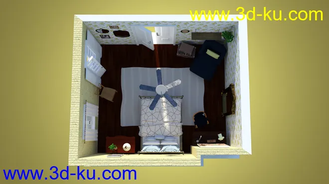 French Bedroom模型的图片7