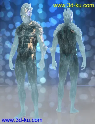 3D打印模型Frosty and the Matchstick Man HD for Genesis 8 Male(s)的图片