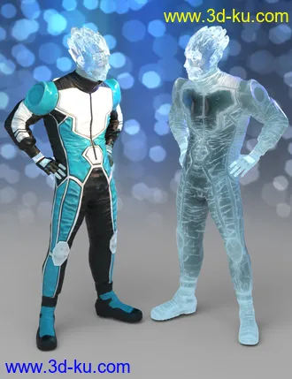 3D打印模型Frosty and the Matchstick Man HD for Genesis 8 Male(s)的图片