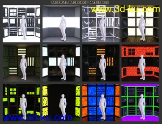 3D打印模型FSL Tactical Shaders and Backdrop Iray的图片