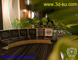 3D打印模型Fulcrum University Lobby的图片