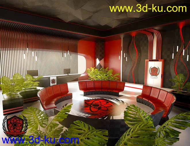 Fulcrum University Lobby Addon模型的图片3