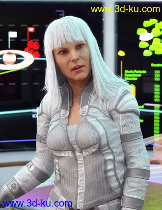 3D打印模型Full Fringe dForce Hair for Genesis 3 and 8 Female的图片