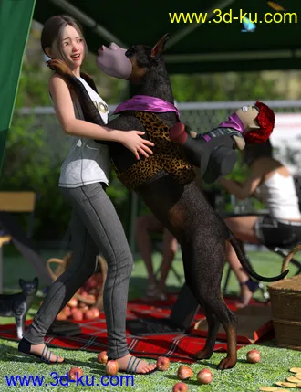 3D打印模型Fun Clothes for Daz Dog 8的图片