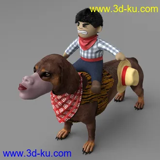 3D打印模型Fun Clothes for Daz Dog 8的图片