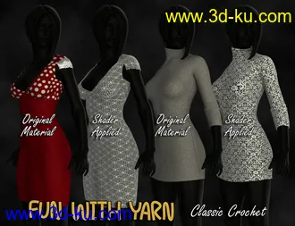 3D打印模型Fun With Yarn – Classic Crochet的图片
