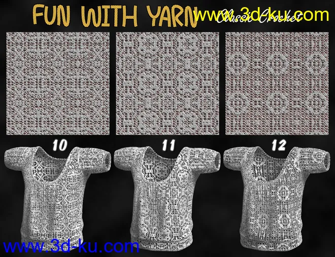 Fun With Yarn – Classic Crochet模型的图片7