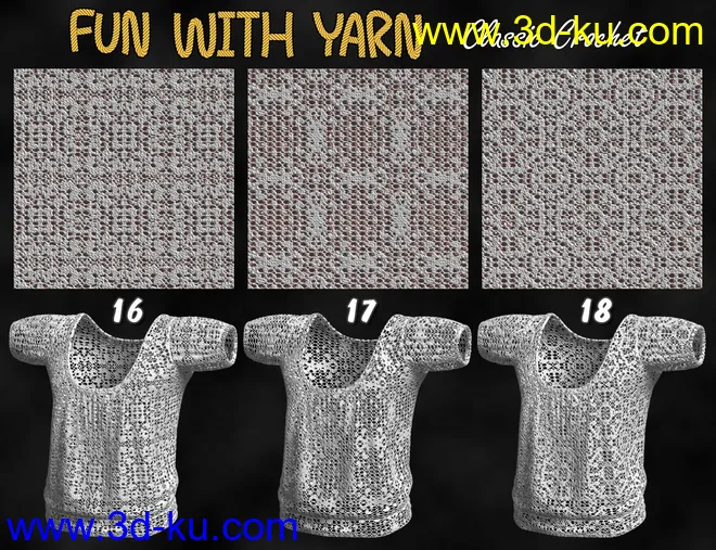 Fun With Yarn – Classic Crochet模型的图片9