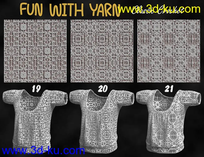 Fun With Yarn – Classic Crochet模型的图片10