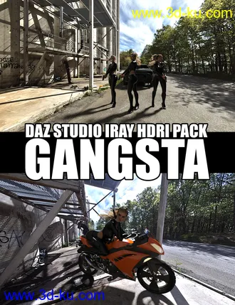 3D打印模型Gangsta - DAZ Studio Iray HDRI Pack的图片