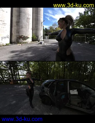 3D打印模型Gangsta - DAZ Studio Iray HDRI Pack的图片