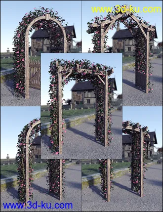 3D打印模型Garden Arches Vol 1的图片