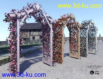 3D打印模型Garden Arches Vol 1的图片