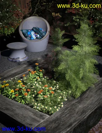3D打印模型Garden Flowers Vol 1 - Herbs的图片