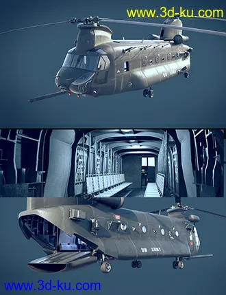 3D打印模型GH Transport Helicopter的图片