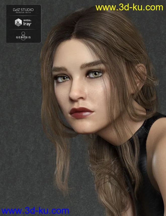 Gilia HD for Genesis 8 Female模型的图片2