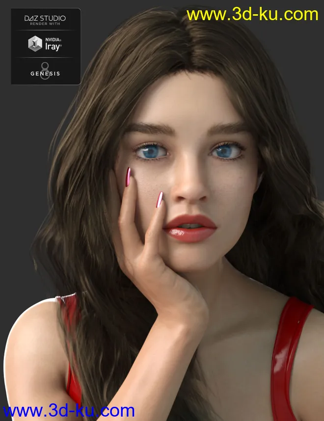 Gilia HD for Genesis 8 Female模型的图片7