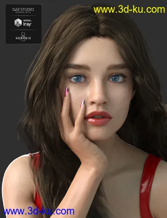 3D打印模型Gilia HD for Genesis 8 Female的图片