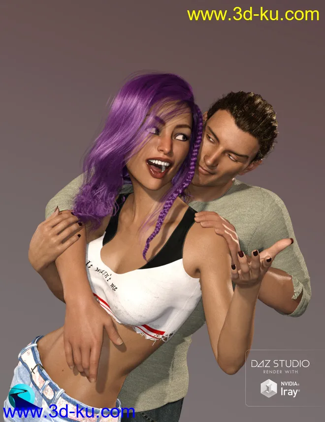 Give You A Hand II - Hand Poses for Genesis 3 and Genesis 8 Male模型的图片7
