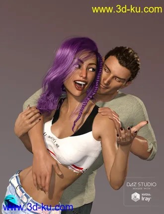 3D打印模型Give You A Hand II - Hand Poses for Genesis 3 and Genesis 8 Male的图片