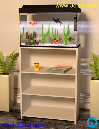 3D打印模型Goldfish and Props的图片