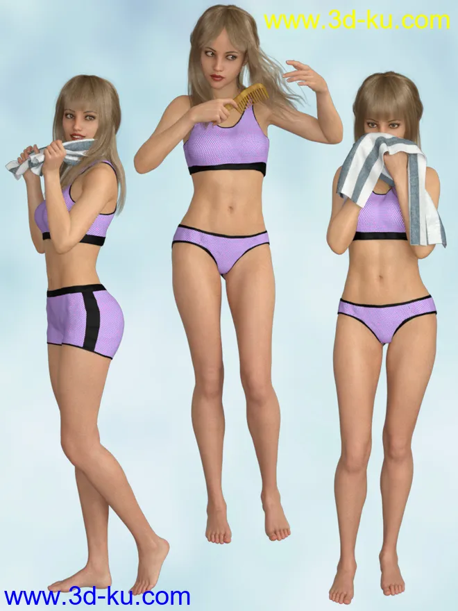 Good Morning Props and Poses for Victoria 8模型的图片5