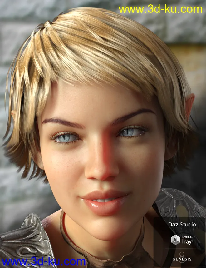 GP Character Eyes for Genesis 8模型的图片2