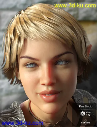 3D打印模型GP Character Eyes for Genesis 8的图片